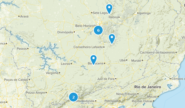 Minas Gerais, Brazil Map