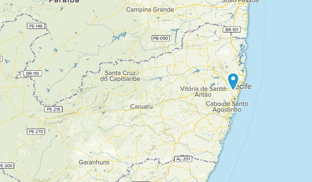 Pernambuco , Brasilien Map