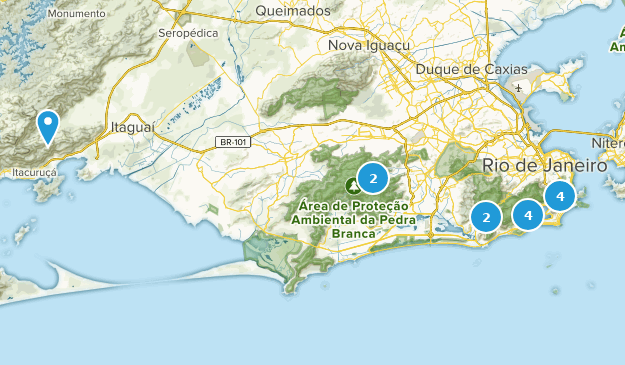 Rio de Janeiro, Brazil Map