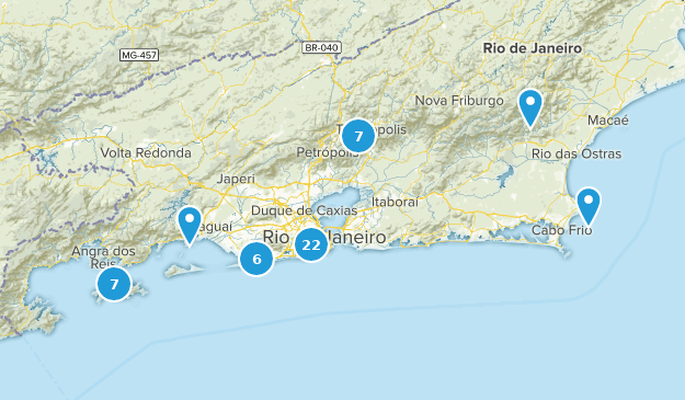 Rio de Janeiro, Brasilien Map
