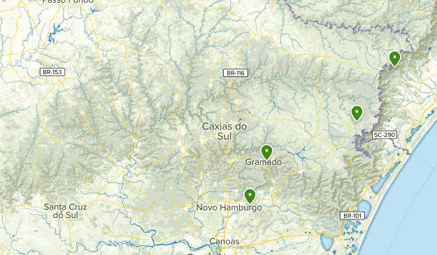 Rio Grande do Sul, Brazil Map