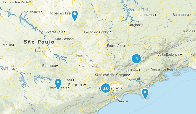 São Paulo, Brésil Map
