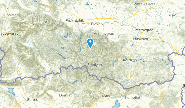 Смолян, Bulgarien Map