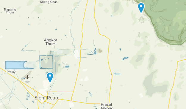 Siem Reap, Kambodscha Map