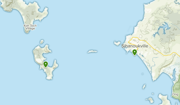 Ciudad de Sihanoukville, Camboya Map