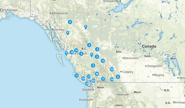 British Columbia, Canada Map