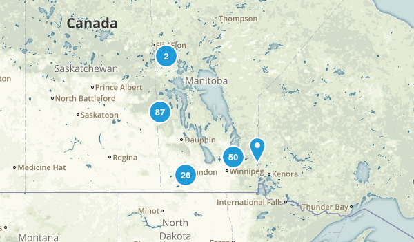 Manitoba, Canada Map