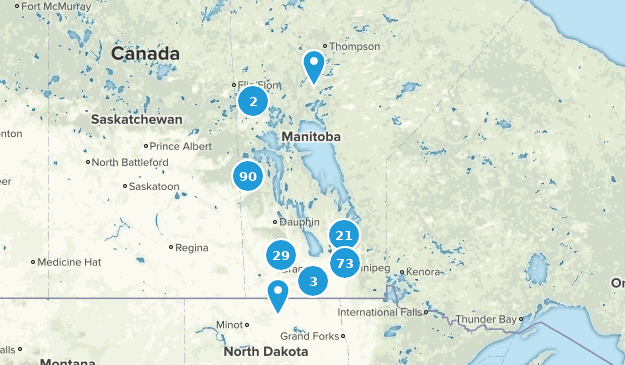 Manitoba, Canada Map