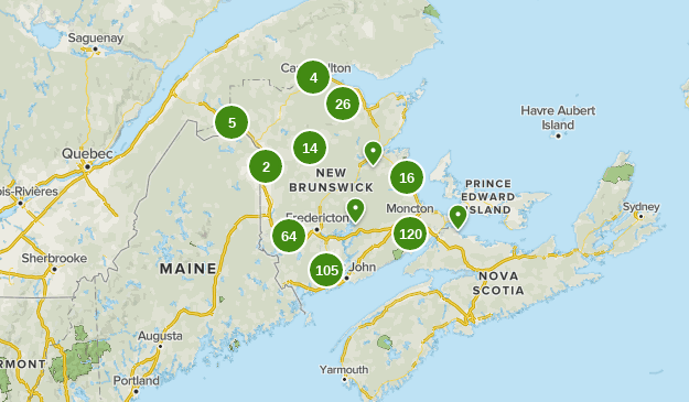 Plus belles villes du Nouveau-Brunswick, Canada | AllTrails