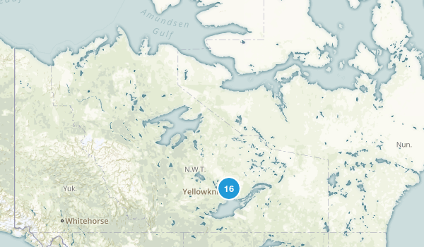 Northwest Territories, Canada Map