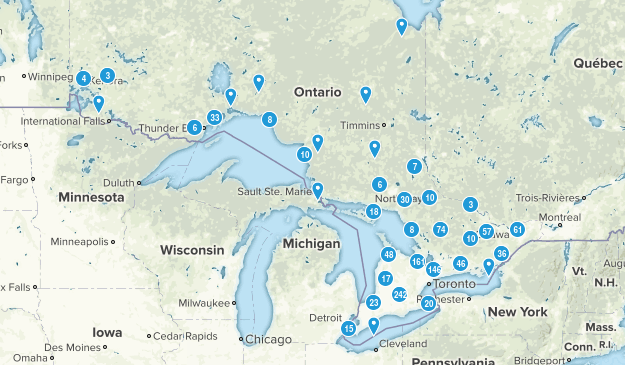 Ontario, Canada Map
