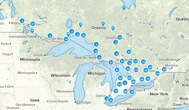 Ontario, Canada Map