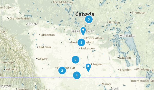 Saskatchewan, Canada Map