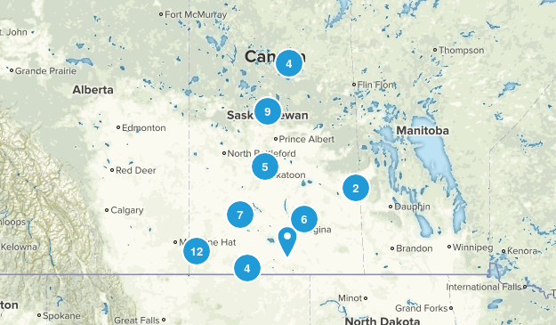 Saskatchewan, Canada Map