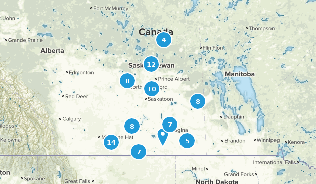 Saskatchewan, Canada Map