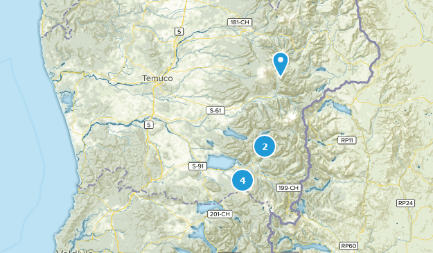 Araucanía, Chile Map