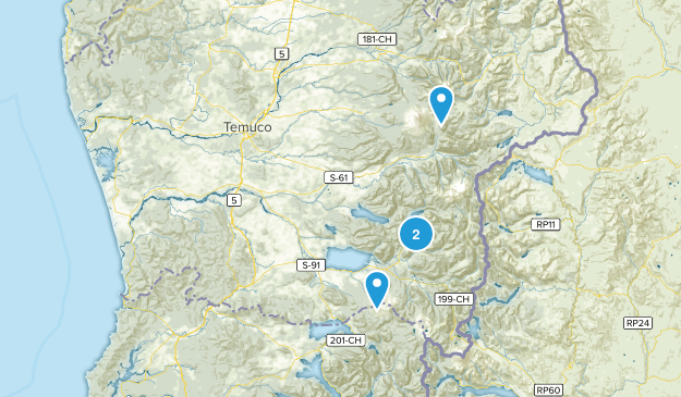 La Araucanía, Chile Map