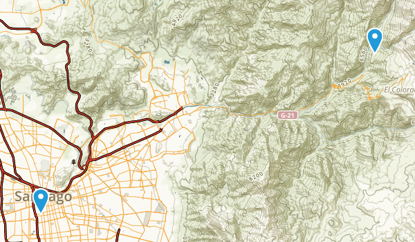 Metropolitana, Chile Map