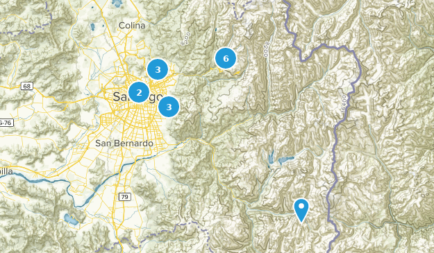 Santiago, Chili Map