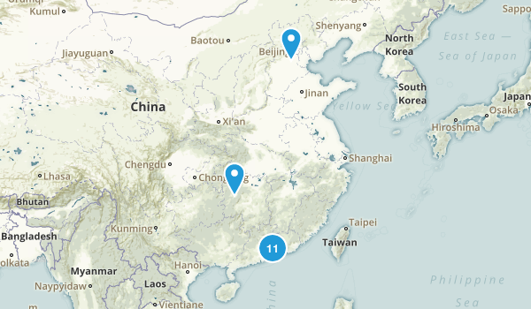 Guangdong, China Map