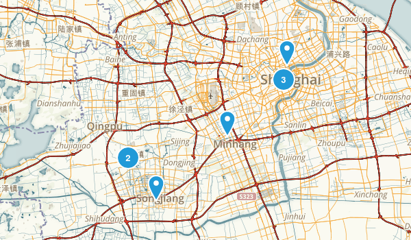 Shanghai, China Map