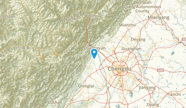 Sichuan, China Map