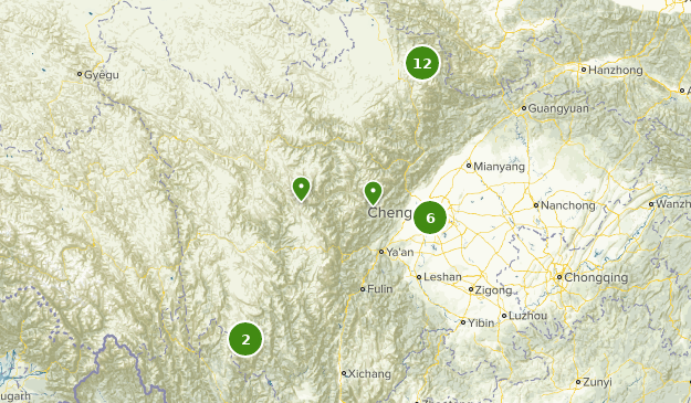 Sichuan, China Map