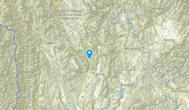 Yunnan, China Map