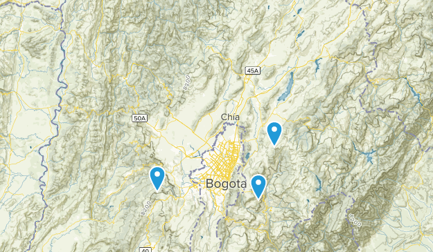 Cundinamarca, Colombia Map