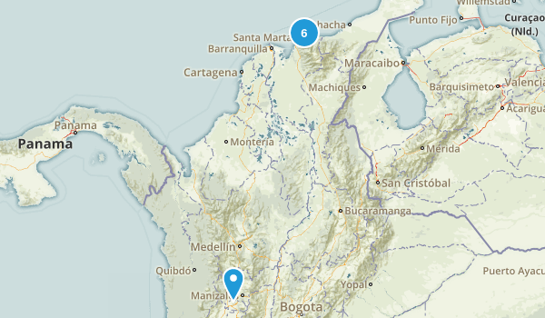 Magdalena, Colombia Map