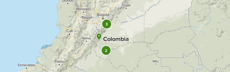 la macarena colombia map