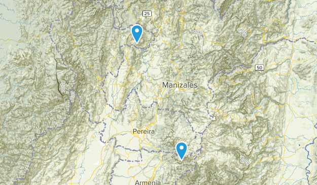 Risaralda, Colombie Map