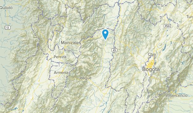 Tolima, Colombia Map