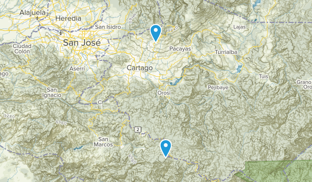 Cartago, Costa Rica Map