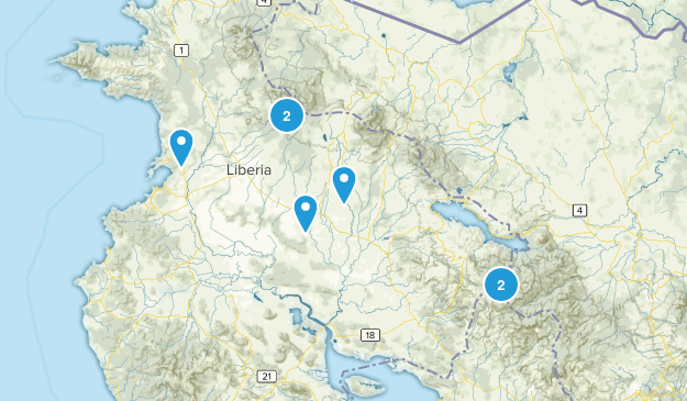 Guanacaste, Costa Rica Map