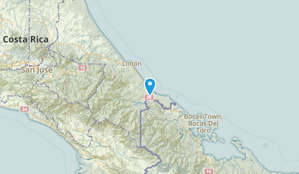 Limón, Costa Rica Map