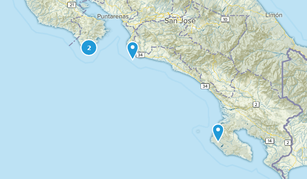 Puntarenas, Costa Rica Map