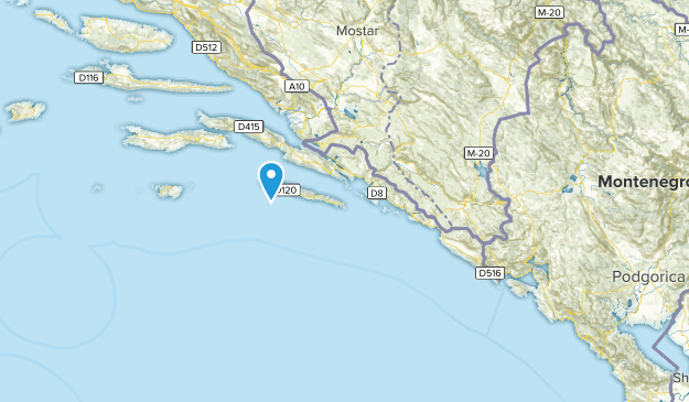 Comitat de Dubrovnik-Neretva, Croatie Map