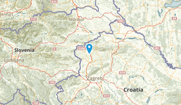 Krapinsko-Zagorska, Croatia Map