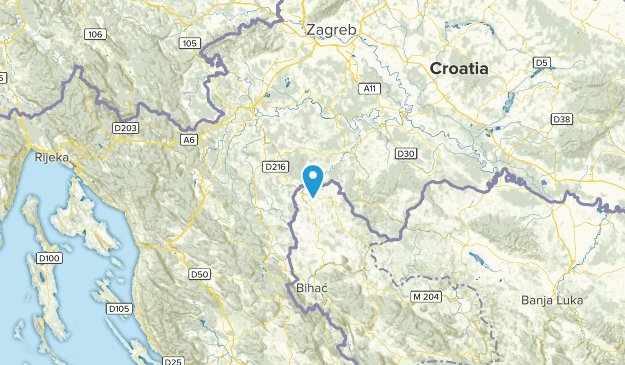 Sisacko-moslavacka, Croatie Map