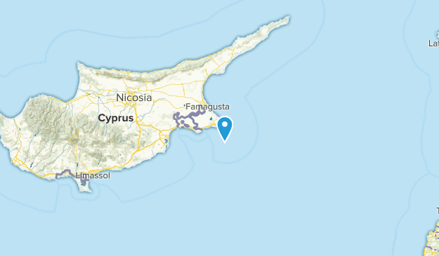 Αμμόχωστος, Chipre Map