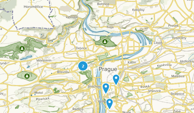 Prag, Tschechien Map