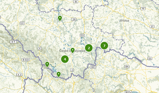 South Bohemia, Czech Republic Map