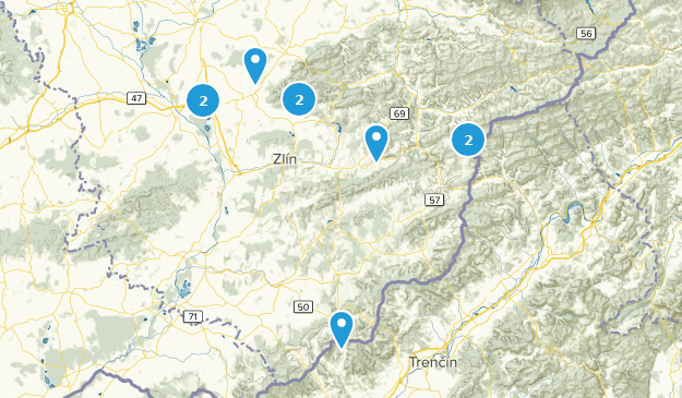 Zlín, Czech Republic Map