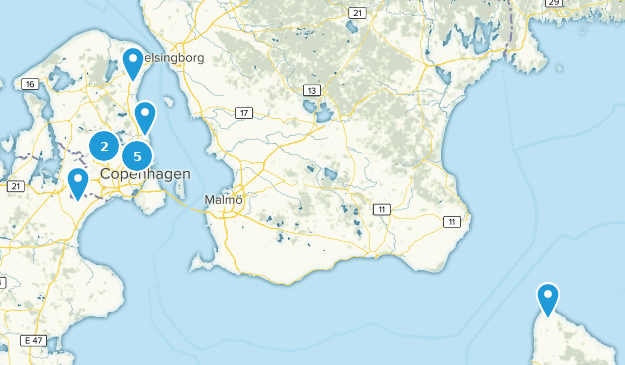 Region Hovedstaden, Dänemark Map