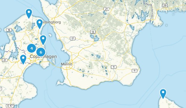 Region Hovedstaden, Dänemark Map