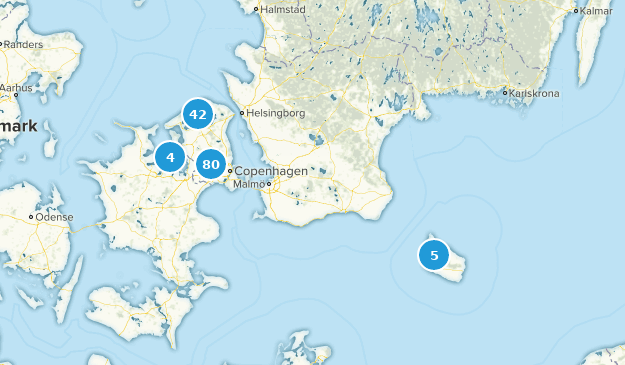 Capital Region of Denmark, Denmark Map