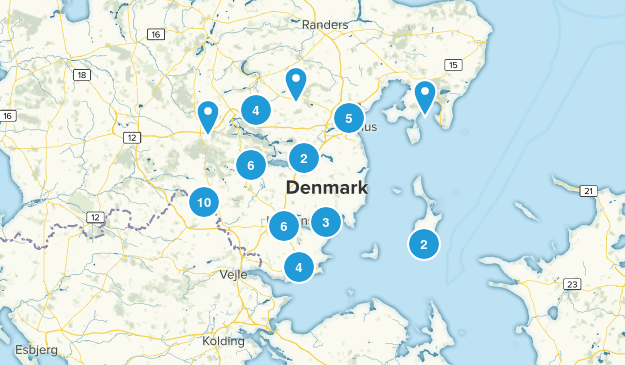 Midtjylland, Denmark Map
