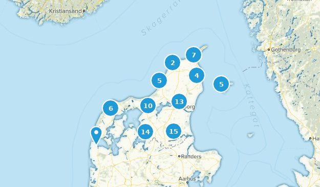 Jutland-du-Nord, Danemark Map