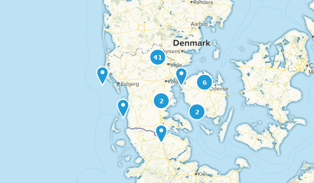 Region Syddanmark, Dänemark Map